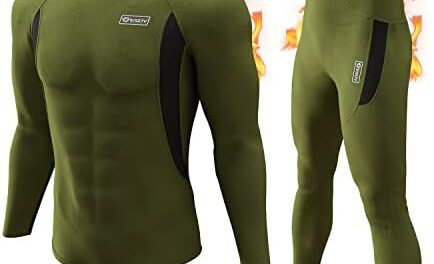 CL convallaria Thermal Underwear Long Johns Set Mens Winter Hunting Gear Sport Base Layer Bottom Top XS-4XL