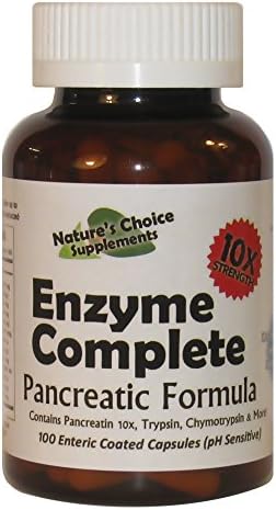 Enzyme Complete with Chymotrypsin,Trypsin & More