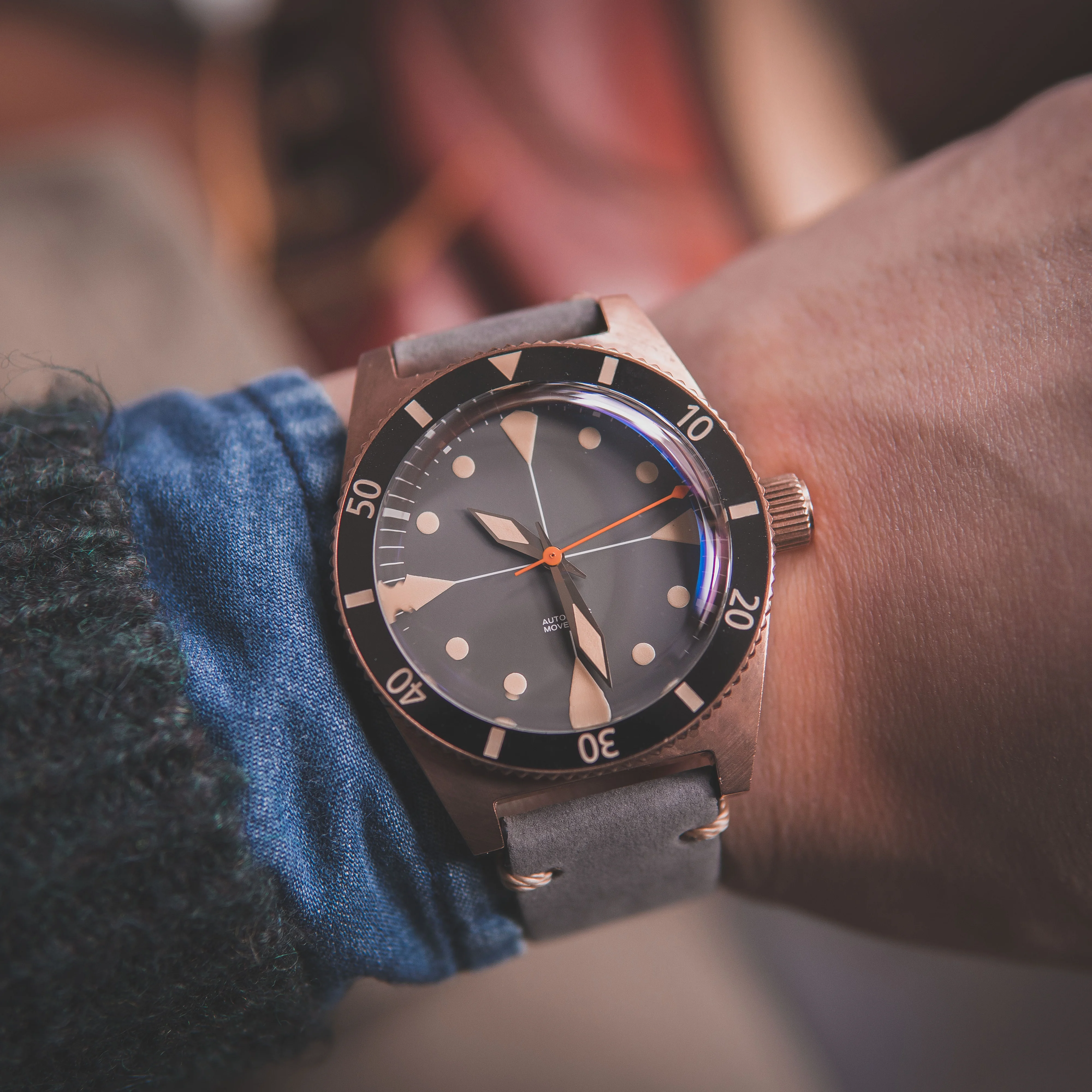 Proxima Mens Dive Watches Bronze Male Automatic Mechanical Wristwatch Sport 200M Waterproof Luminous Sapphire NH35 часы мужские