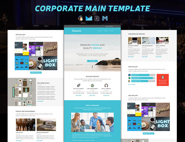 Coporate Main Email Template