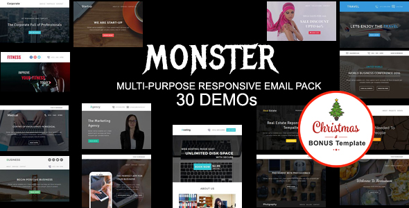 Corporate - responsive email newsletter templates with online Stampready & Mailchimp Builders Access - 4