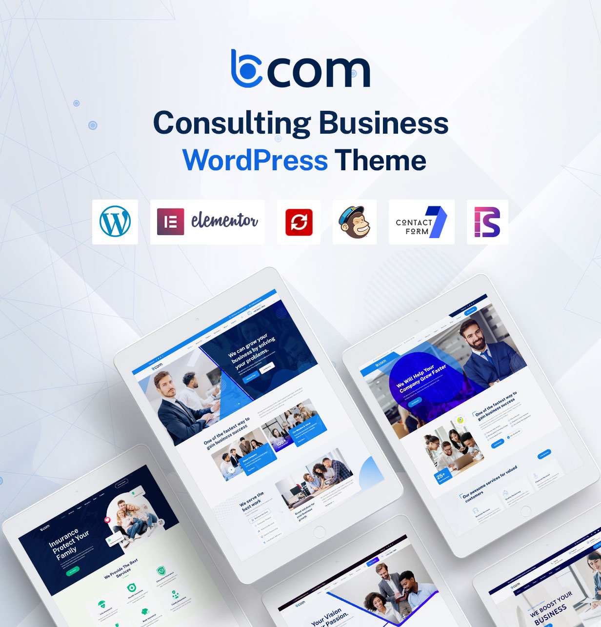 Bcom - Consulting Business WordPress Theme