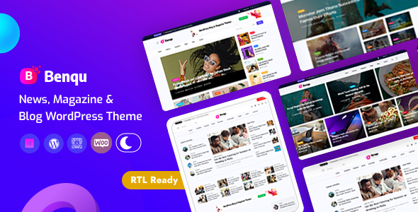 Benqu – News Magazine WordPress Theme