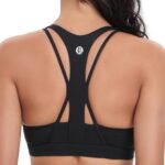 RUNNING GIRL Sports Bra for Women, Medium-High Support Criss-Cross Back Strappy Padded Sports Bras Supportive Workout Tops
