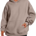 EFAN Womens Hoodies Oversized Sweatshirts Pullover Fleece Sweaters Long Sleeve With Pockets Winter Fall Outfits Y2k Clothes