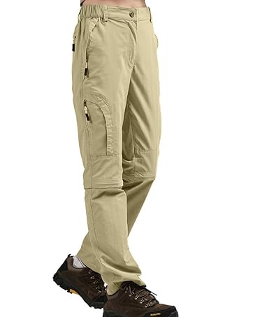 Women hiking convertible quick dry pants