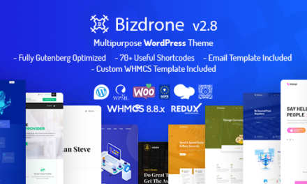 Bizdrone | ICO Crypto Landing & Cryptocurrency WordPress Theme​ with whmcs Template