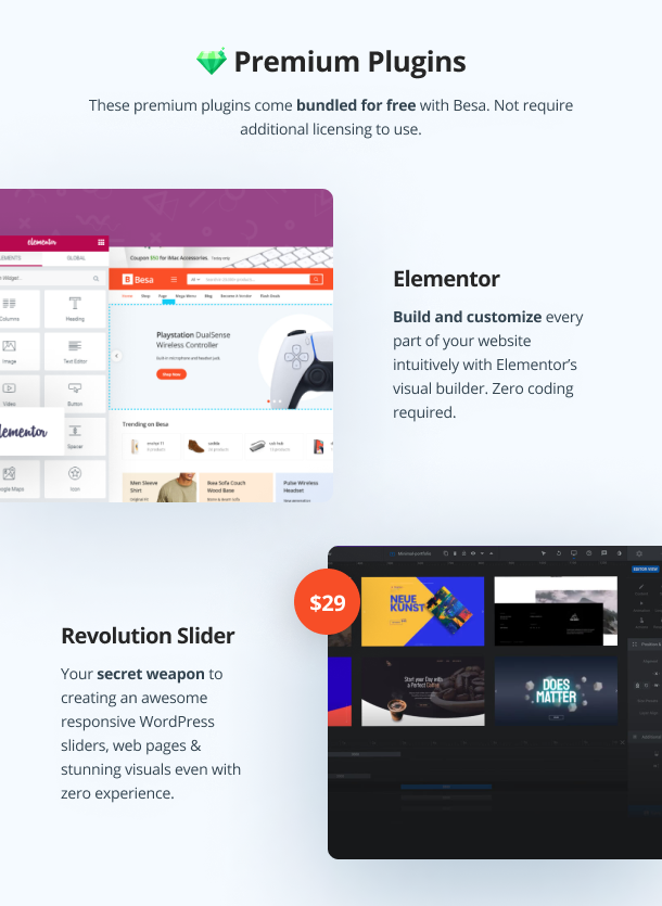 Besa - Elementor Marketplace WooCommerce Theme - 27