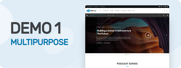 Wpcast - Audio Podcast WordPress Theme - 1