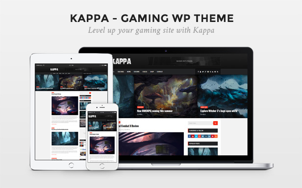 Kappa - A Gaming WordPress Theme