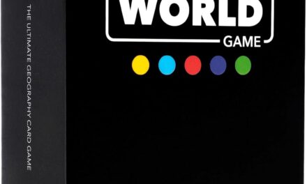 The World Game – Geography Card Game – Educational Board Game for Kids, Family & Adults – Cool Learning Gift Idea for Teenage Boys & Girls