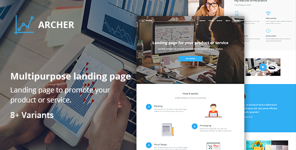 Archer – Responsive Landing Page