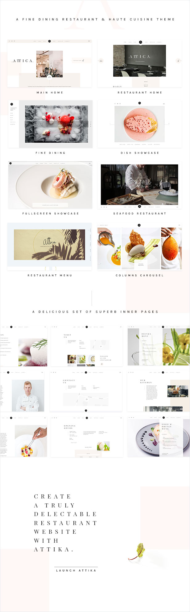 Attika - Elegant Restaurant Theme - 2