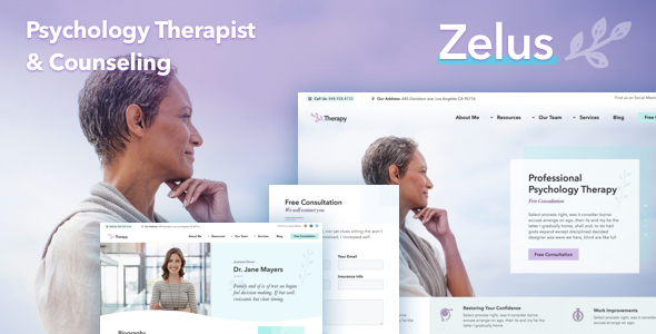 Zelus – WordPress Theme for Psychology Counseling