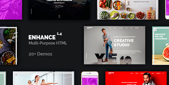 Enhance – Multi-Purpose Onepage & Multipage Template