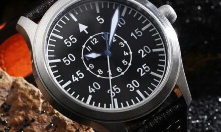 【Escapement Time】VH31 Quartz Movement Pilot Watch with Type-B or Type-A Black Dial and 42mm Case Waterproof 100M