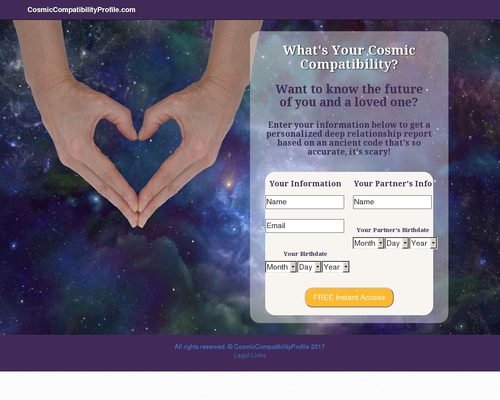 Personalized Cosmic Compatibility Profile – 75% commissions