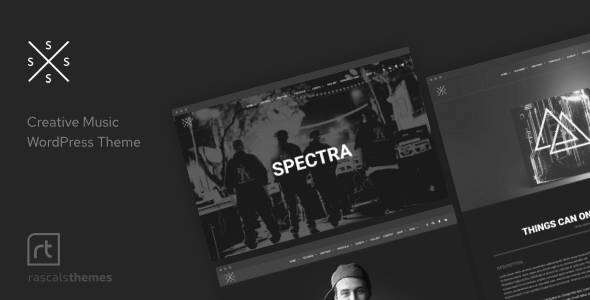 Spectra – Music Theme for WordPress