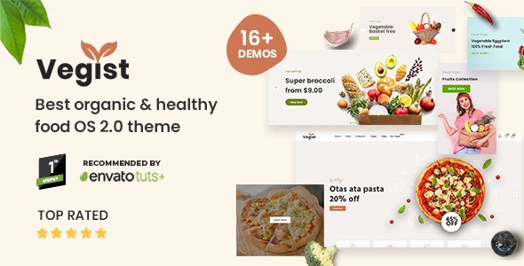 Vegist – The  Vegetables, Supermarket & Organic Food eCommerce Shopify Theme