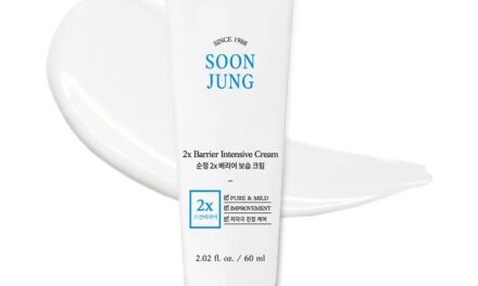 ETUDE House SoonJung 2x Barrier Intensive Cream 60ml (21AD) | Hypoallergenic Shea Butter Hydrating Facial Cream for Sensitive Skin, Water-oil Balance & Panthenol for Damaged Skin | K-beauty