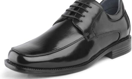 Bruno Marc Men’s Square Toe Classic Business Dress Shoes