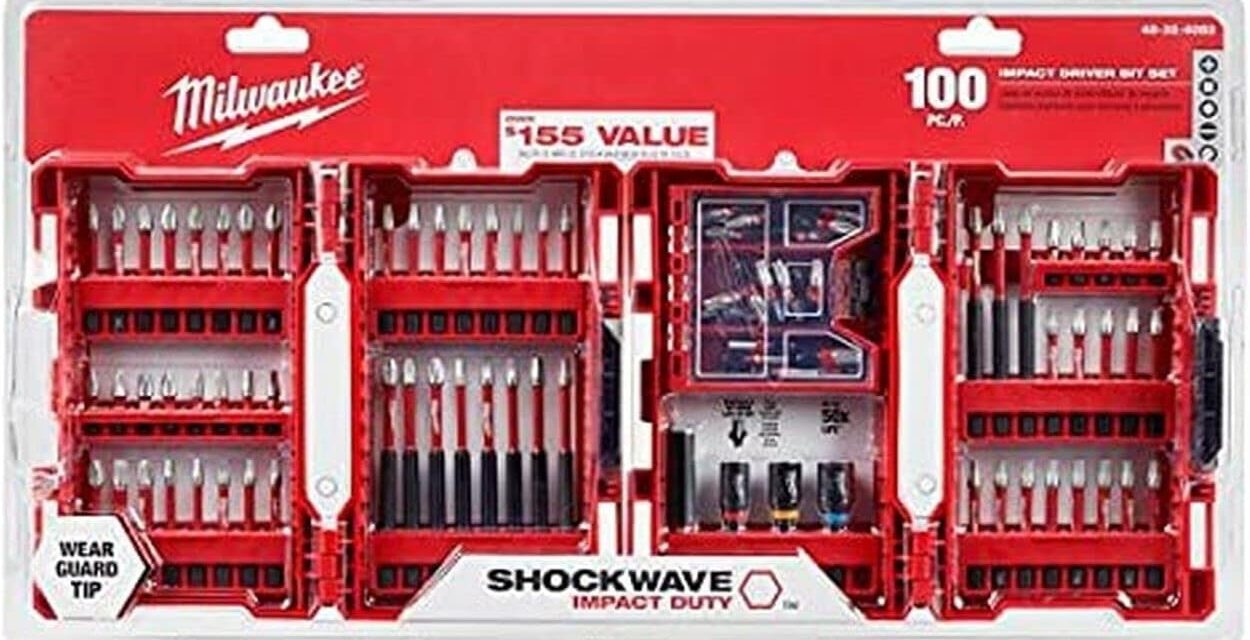 Milwaukee SHOCKWAVE Impact Duty Alloy Steel Drill and Screw Driver Bit Set (100-Piece)