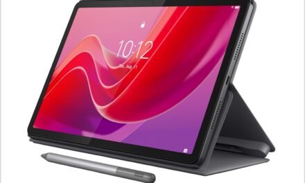 Lenovo Tab M11, 11” Display, MediaTek Helio G88 Octa-Core, 4GB RAM, 128GB SSD, 1920×1200 px, Ambient Light-Sensor, 10 Hour Battery, Comes w/Folio Case, Luna Grey