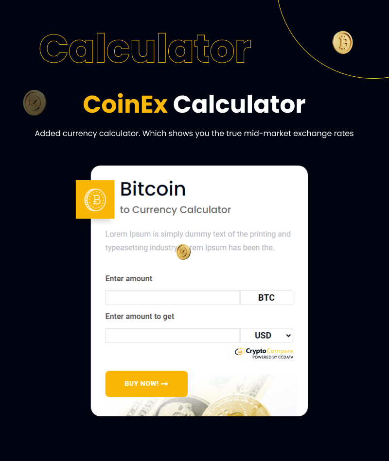 COINEX - ICO, Bitcoin And Crypto Currency HTML Template & Crypto Dashboard - 8