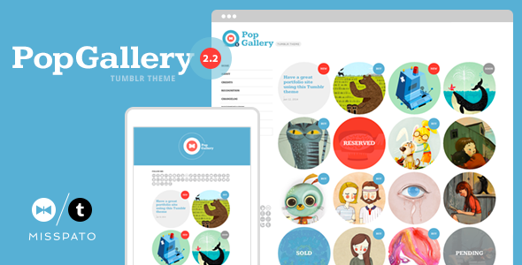 Pop Gallery Tumblr Theme