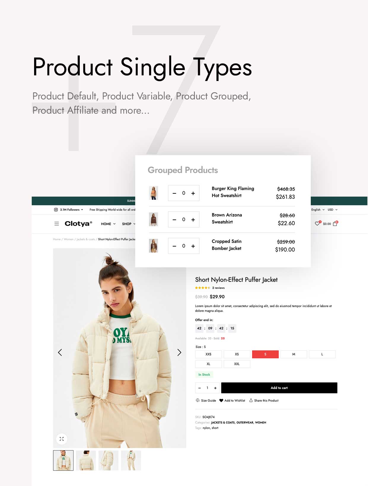 Clotya - Fashion Store eCommerce Theme - 16