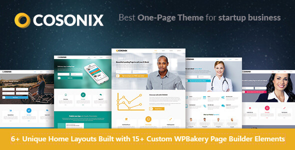 Cosonix – One-Page Theme for eBook, App and Agency