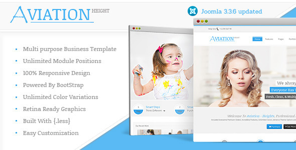 Aviation – Responsive Multi-Purpose Joomla Theme