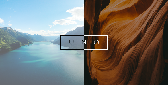 Uno – Creative Photography WordPress Theme