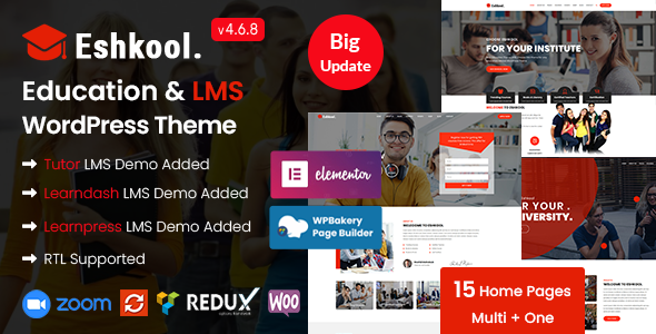 Eshkool – Education WordPress Theme