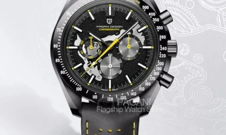 PAGANI DESIGN New Luxury Apollo watch for men AR Sapphire mirror 100M Waterproof watch Quartz Moon Chronograph Belt reloj hombre