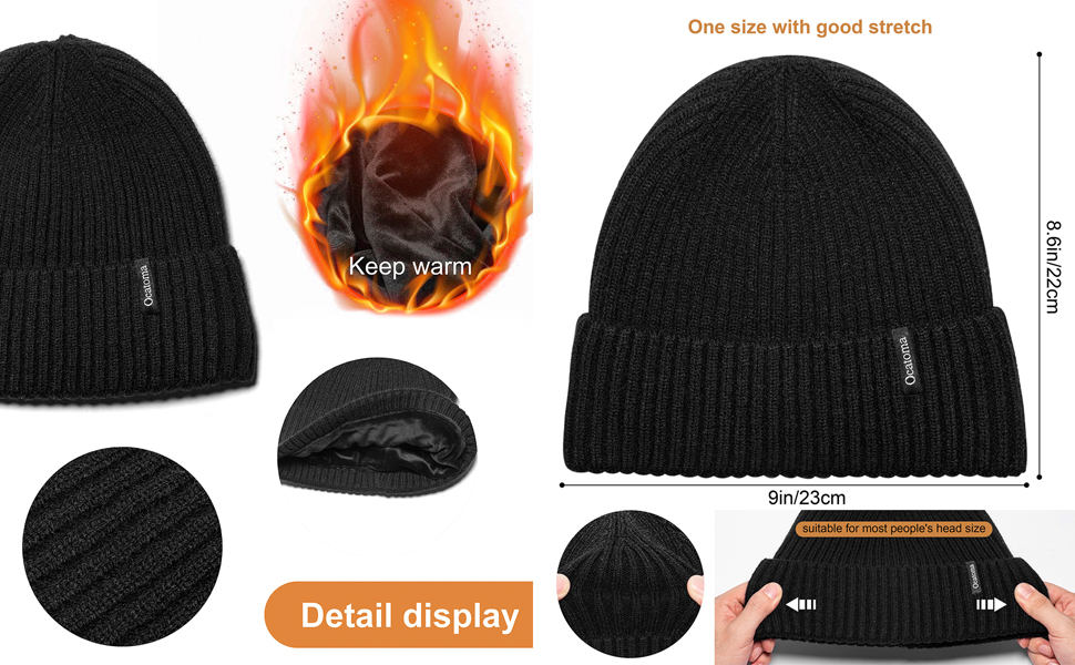 Beanie Hat for Men Women