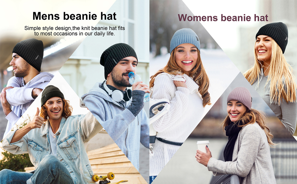 Beanie Hat for Men Women