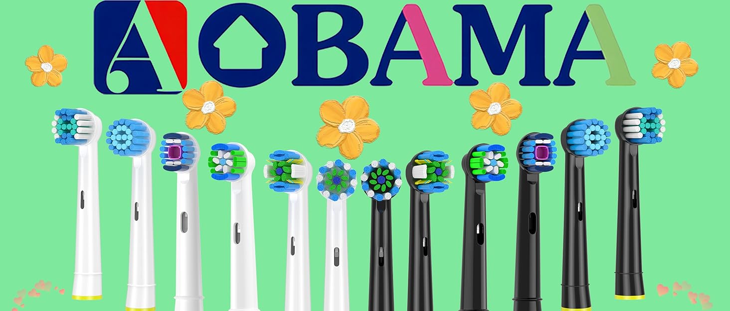 AOBAMA electric toothbrush replacement brush heads