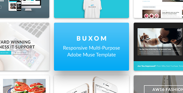 Buxom – Responsive Multi-Purpose Muse Template