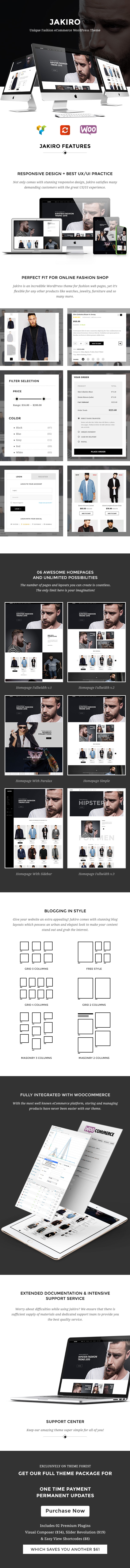 Jakiro - Unique Fashion Shop WordPress Theme