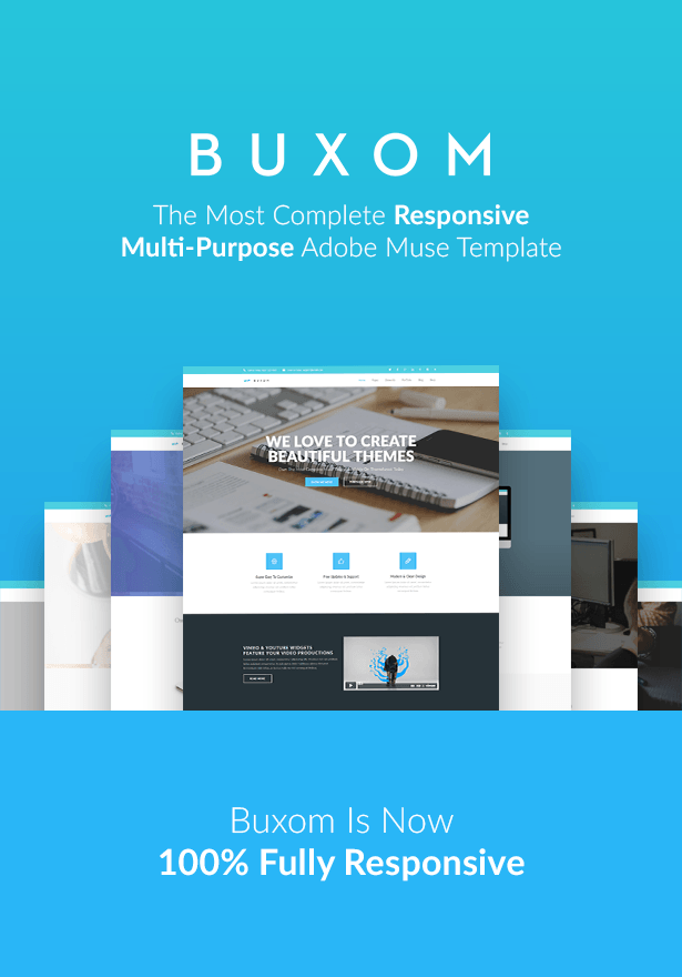 Buxom - Responsive Multi-Purpose Muse Template - 1