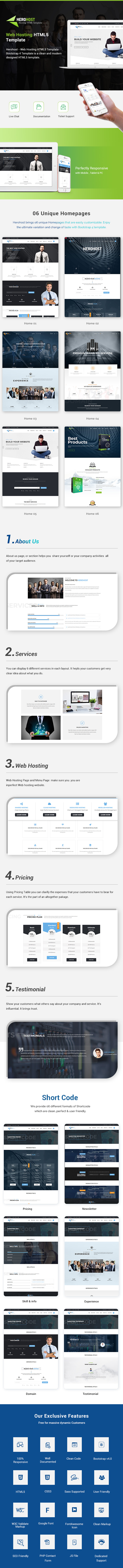 HeroHost - Web Hosting HTML Template - 1