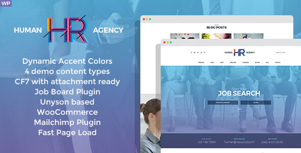 HR Human Consult – Searching & Recruiting WordPress Theme
