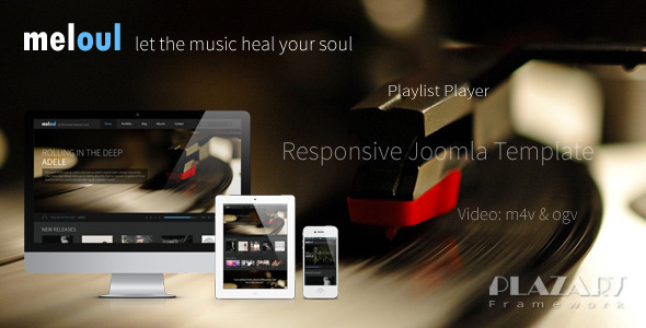 Meloul – Music Responsive Joomla Template