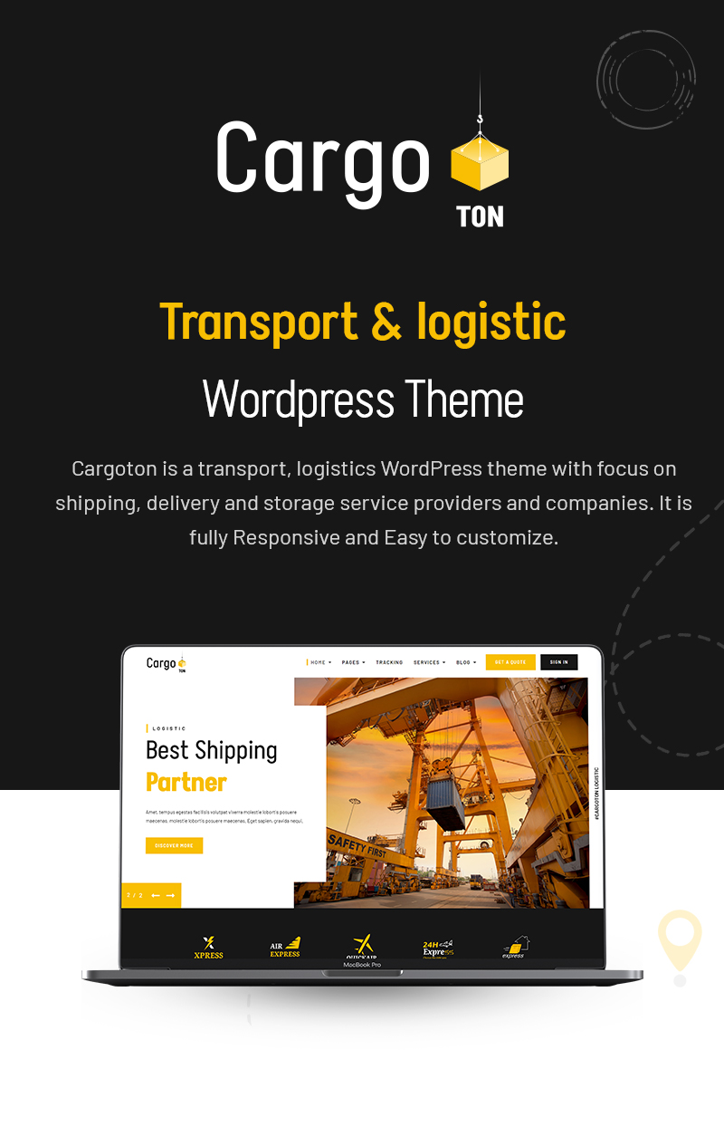 Cargoton - Transport & Logistic WordPress Theme - 5