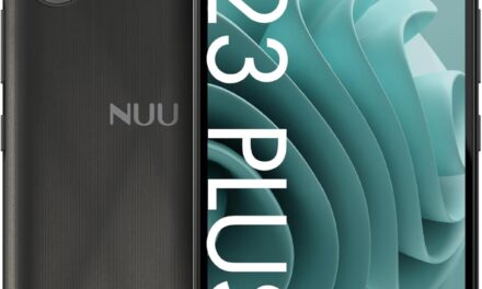 NUU A23Plus Basic Cell Phone for AT&T, T-Mobile, Cricket, Mint Mobile, Metro, 64G/3GB 6.3″ 4G LTE, Q Link, Hello Mobile Dual SIM, Black, 365 Days US Warranty with Detachable & Replaceable Battery