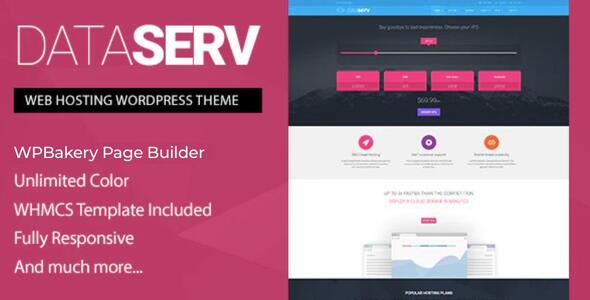 Dataserv – Professional Hosting WordPress Theme