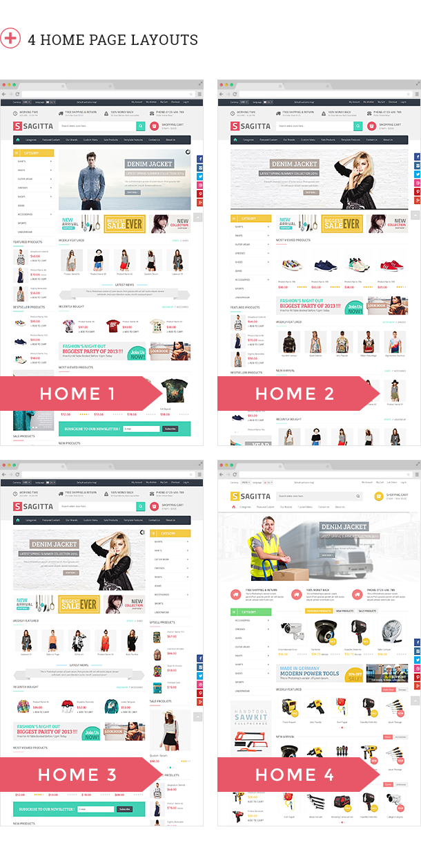 Vina Sagitta - Responsive Joomla eCommerce Template - 5