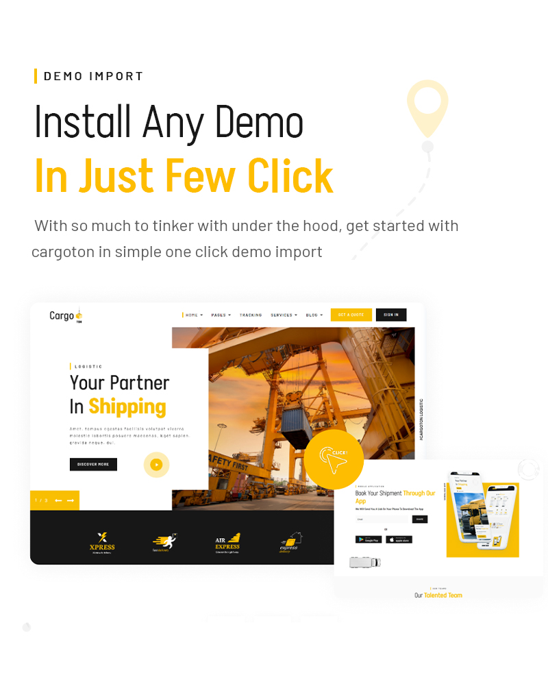 Cargoton - Transport & Logistic WordPress Theme - 9