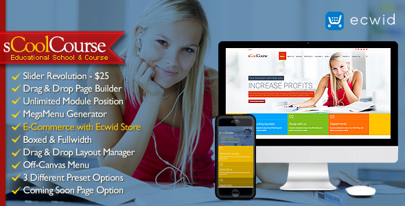 sCoolCourse – MultiPurpose Educational Template